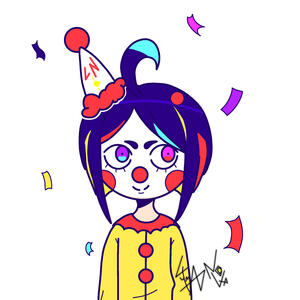 Clown Nova (Inspired by Clown Miku)